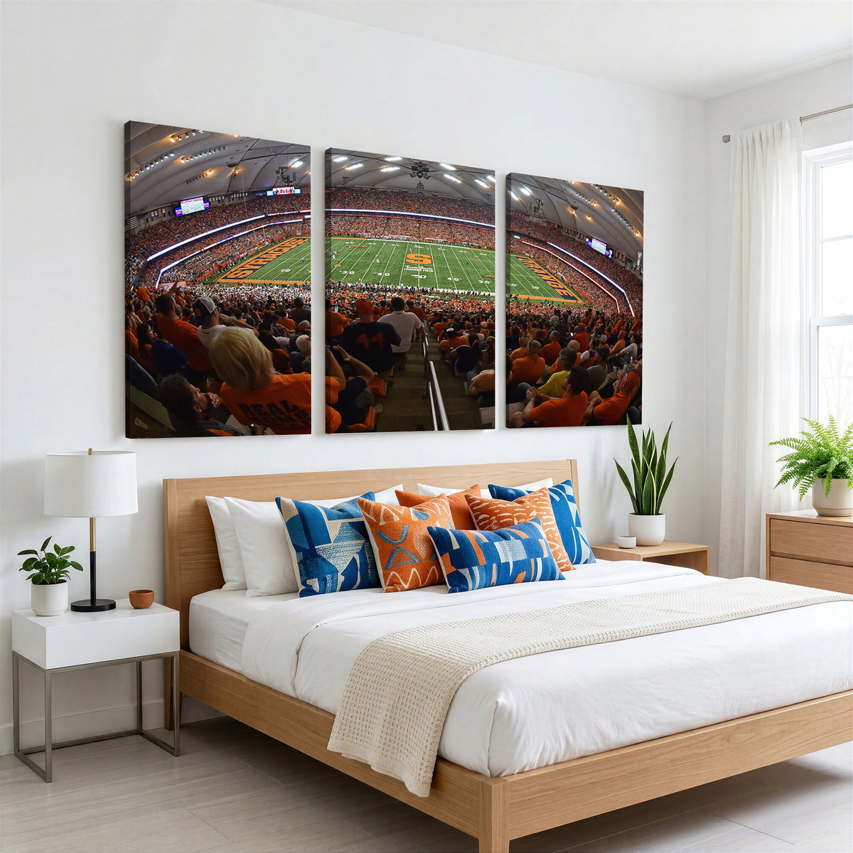 43291-MGV-CV-36X24 - Syracuse University Orange Football Canvas Print, Football Team Print - Syracuse JMA Wireless Dome
