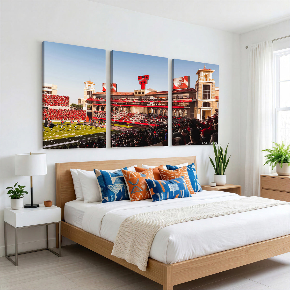89744-MGV-CV-36X24 - Jones AT&T Stadium Texas Tech Red Raiders Wall Art
