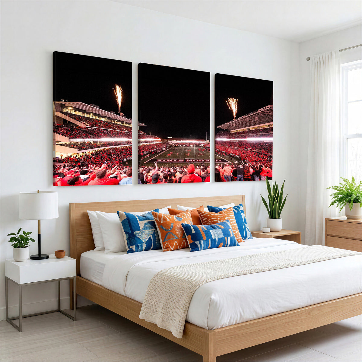 52633-MGV-CV-36X24 - Oregon State Beavers Football Team Print, Corvallis Reser, Framed and Ready to Hang