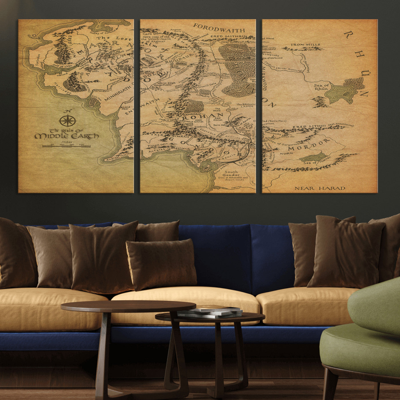 MGV-CV-60X30-3P - Push Pin World Map Canvas Print – Framed Wall Art for Couples to Track Their Travels – Anniversary