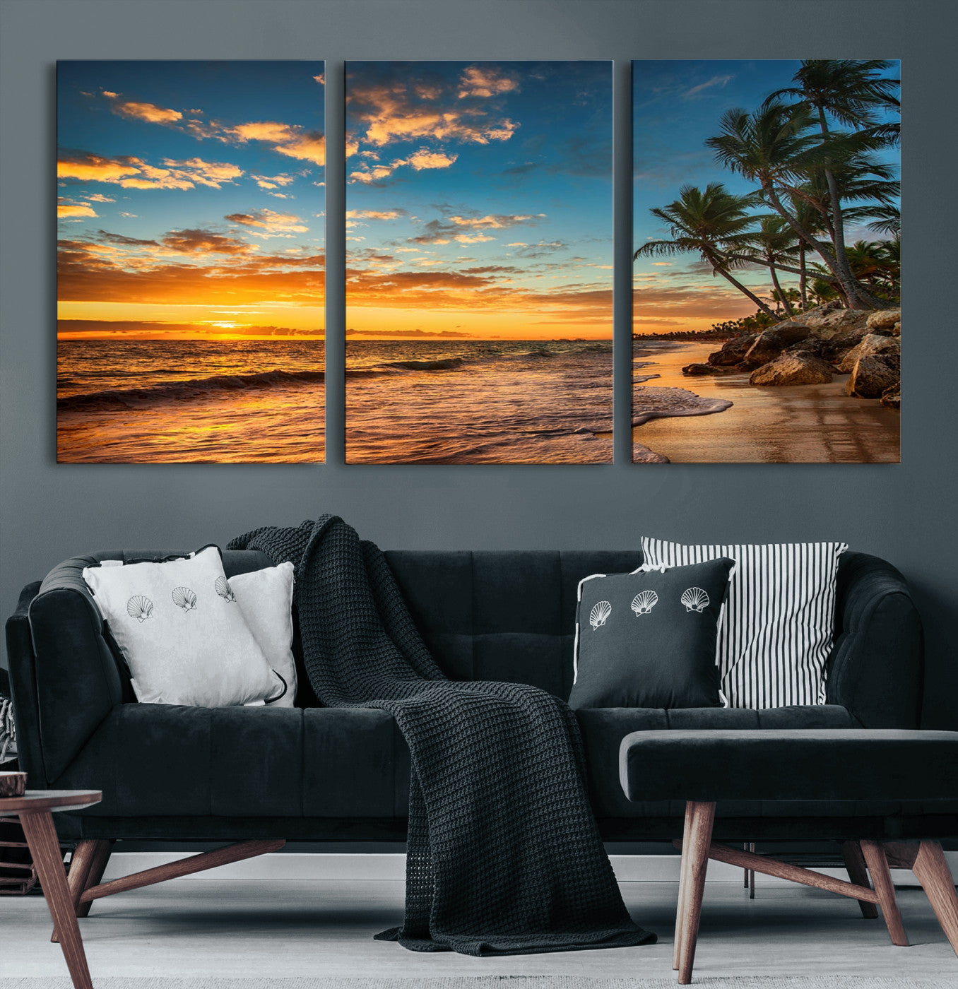 MGV-CV-60X30-3P - Sunset Wall Art Canvas Print