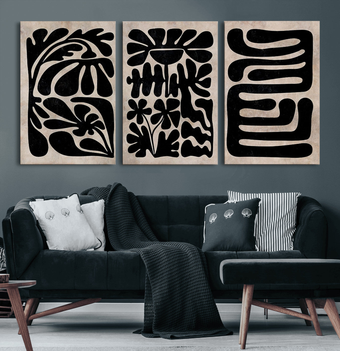 37454-MGV-CV-60X30-3P-Canvas Print Wall Art Abstract Art Boho, Framed Boho Art Canvas Print