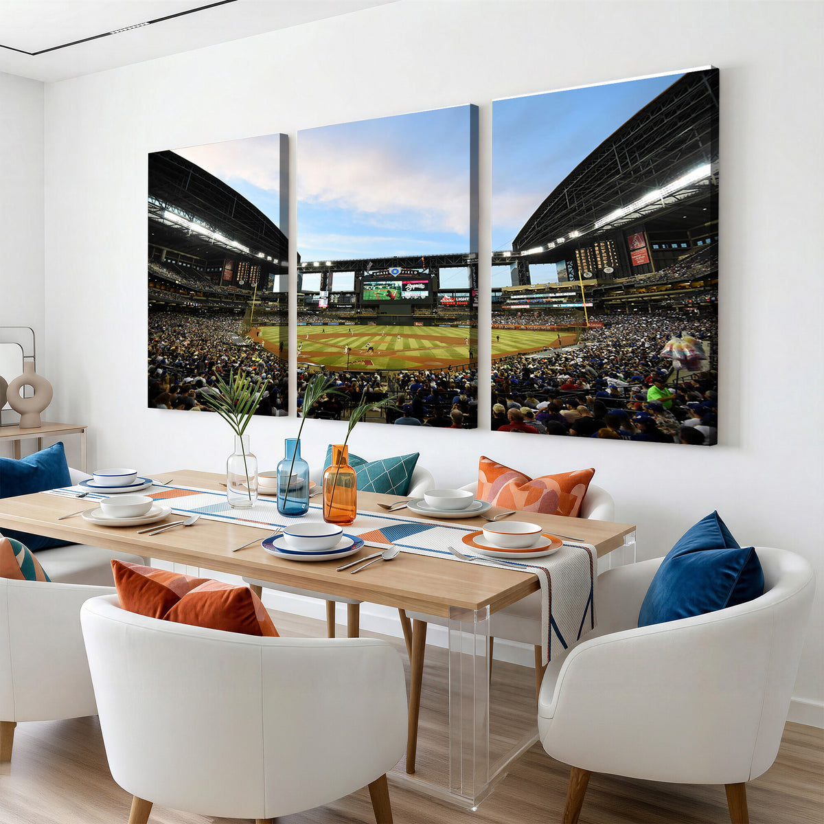 92672-MGV-CV-36X24 - Arizona Diamondbacks Team Print - Phoenix Chase Field