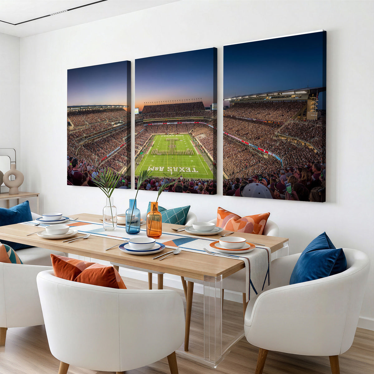 17421-MGV-CV-36X24 - Kyle Field Wall Art Print | Large Texas A&M Aggies Football Canvas Print for Sports Enthusiasts |