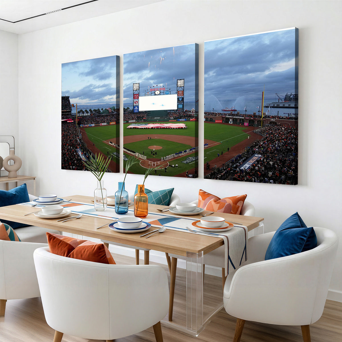 44631-MGV-CV-36X24 - Oracle Park San Francisco Giants Wall Art | Oracle Park Stadium Canvas Print