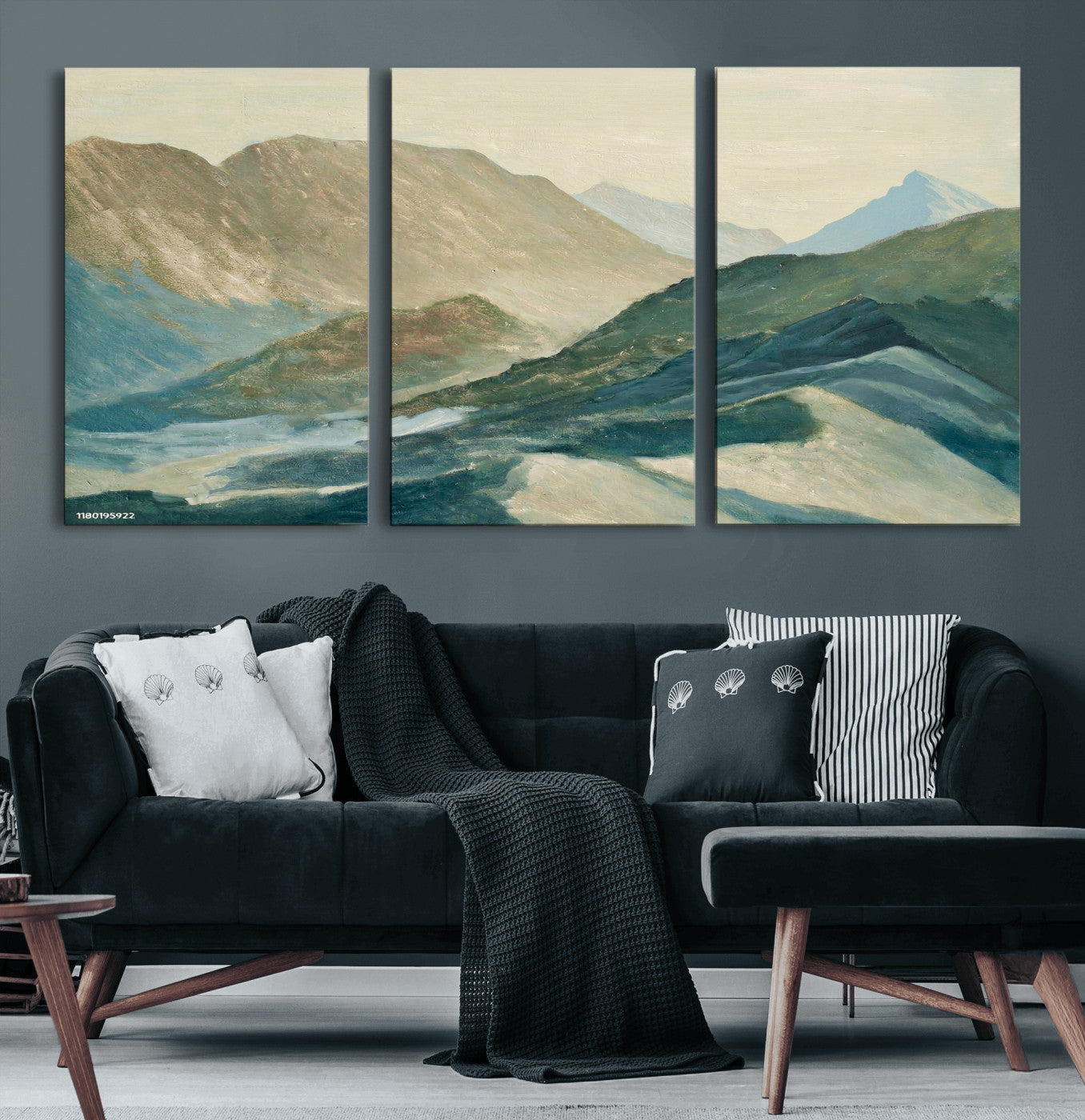33629523-MGV-CV-36X24 - Shemelina Mountain Landscape, Mountains at Dawn Wall Art Canvas Print