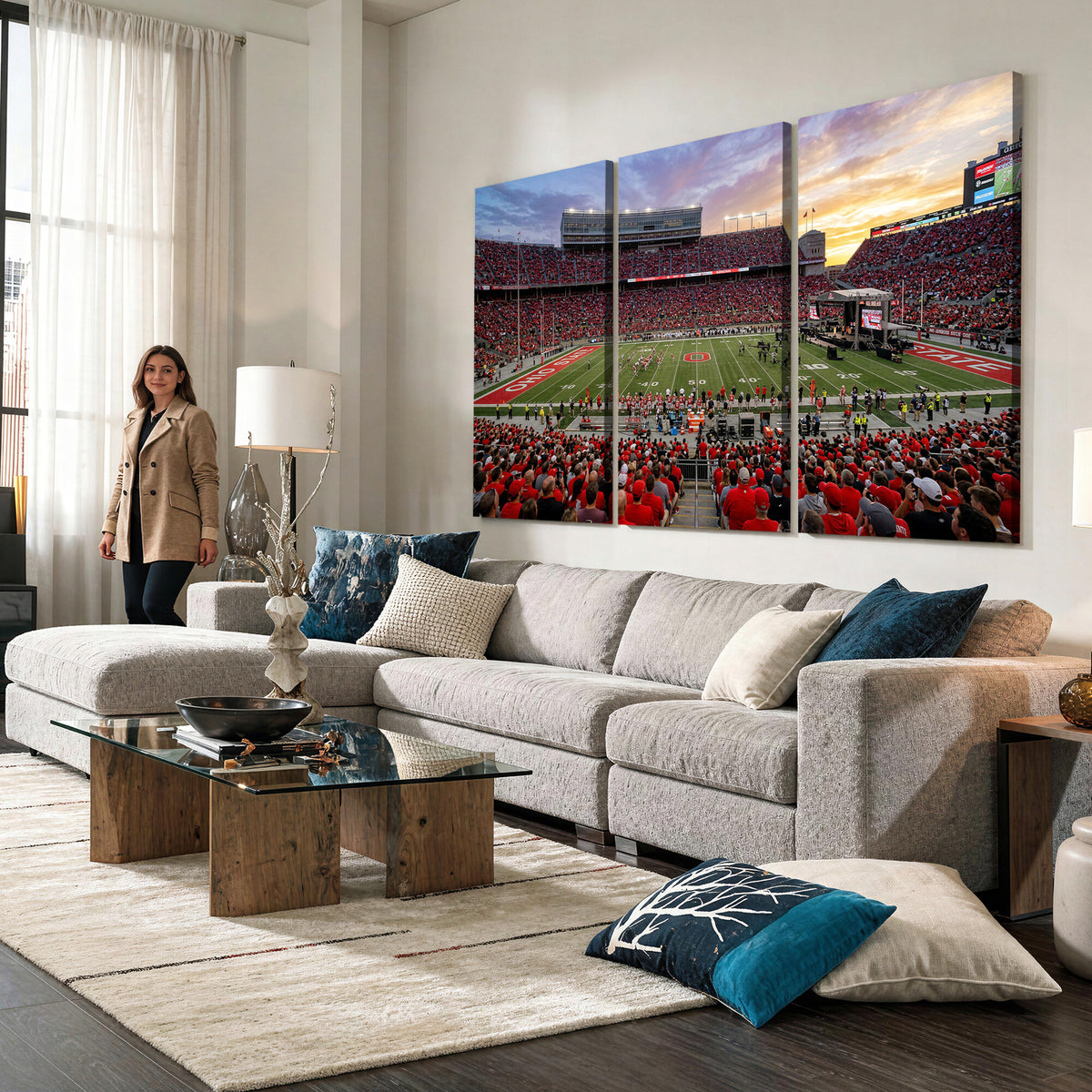 23196993-MGV-CV-36X24 - Stadium Wall Art Canvas Print