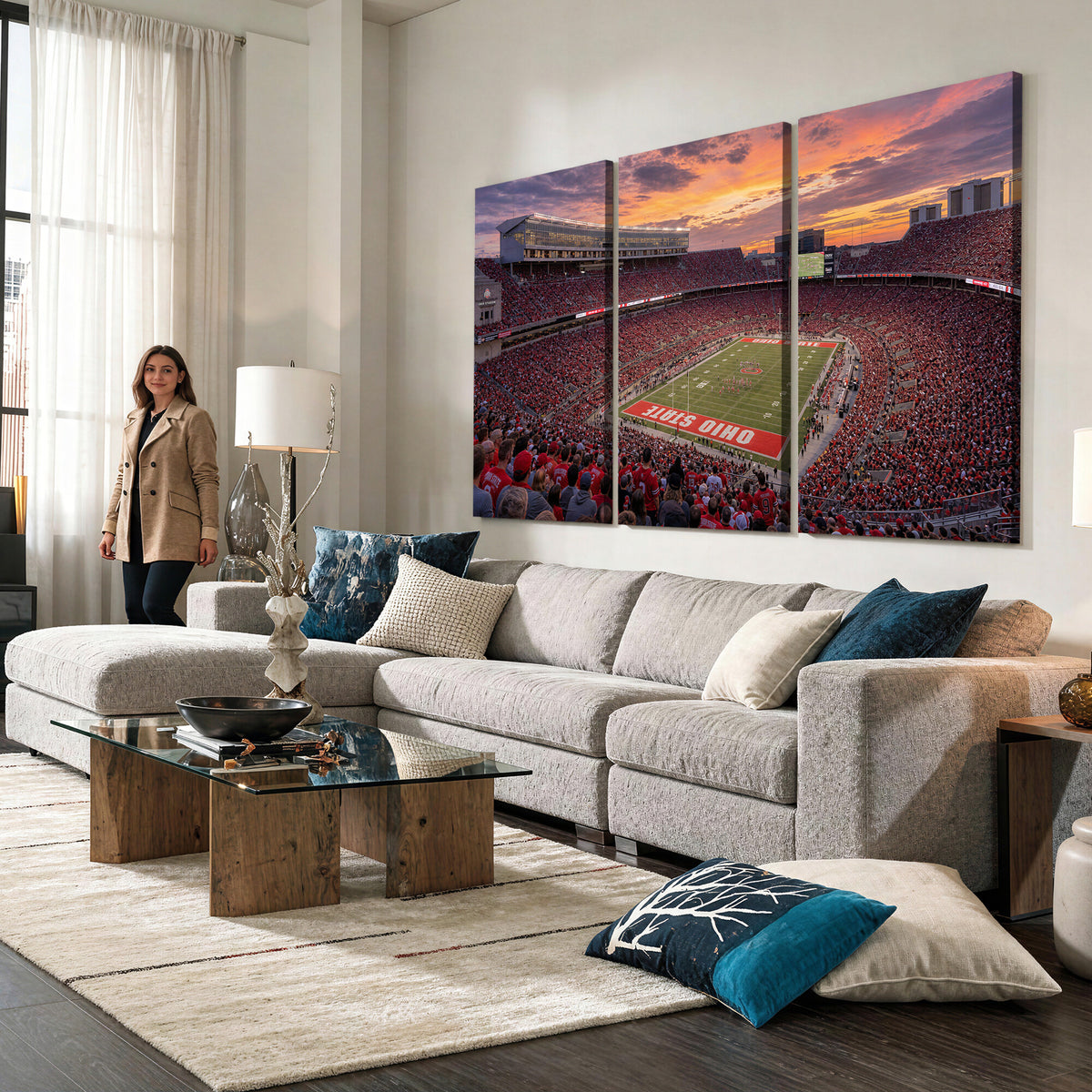 95137596-MGV-CV-36X24 - Stadium Wall Art Canvas Print