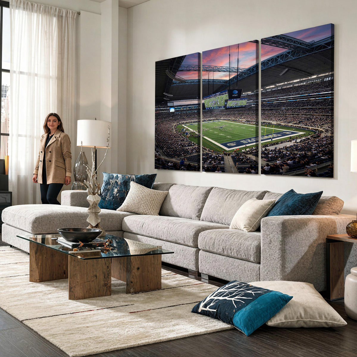 11530179-MGV-CV-36X24 - Stadium Wall Art Canvas Print