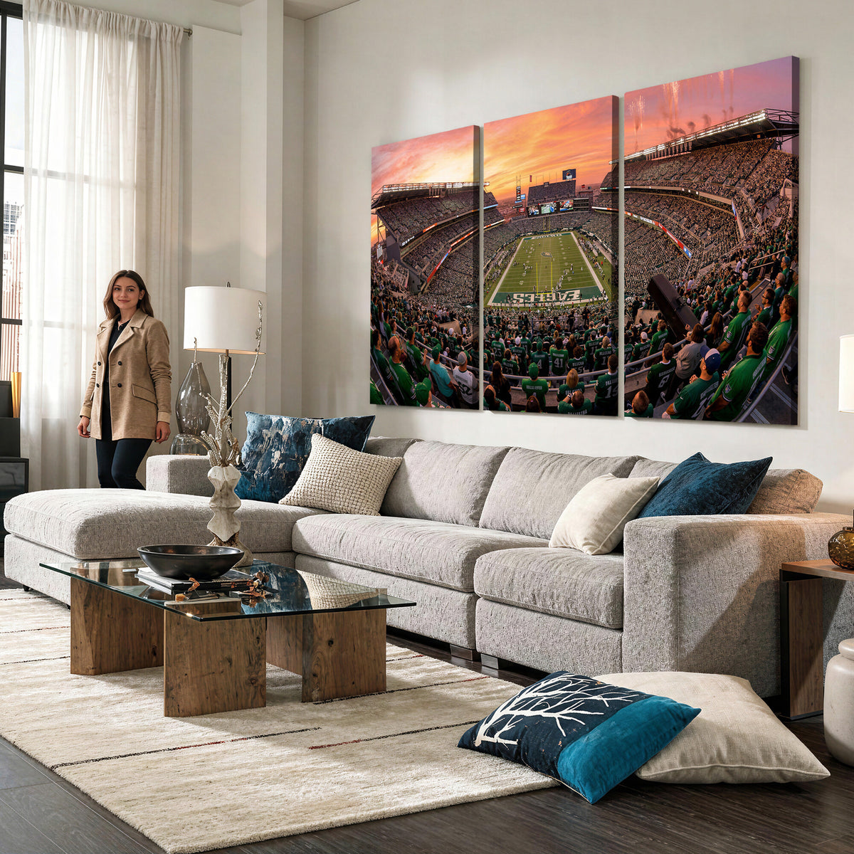 24458374-MGV-CV-36X24 - Stadium Wall Art Canvas Print