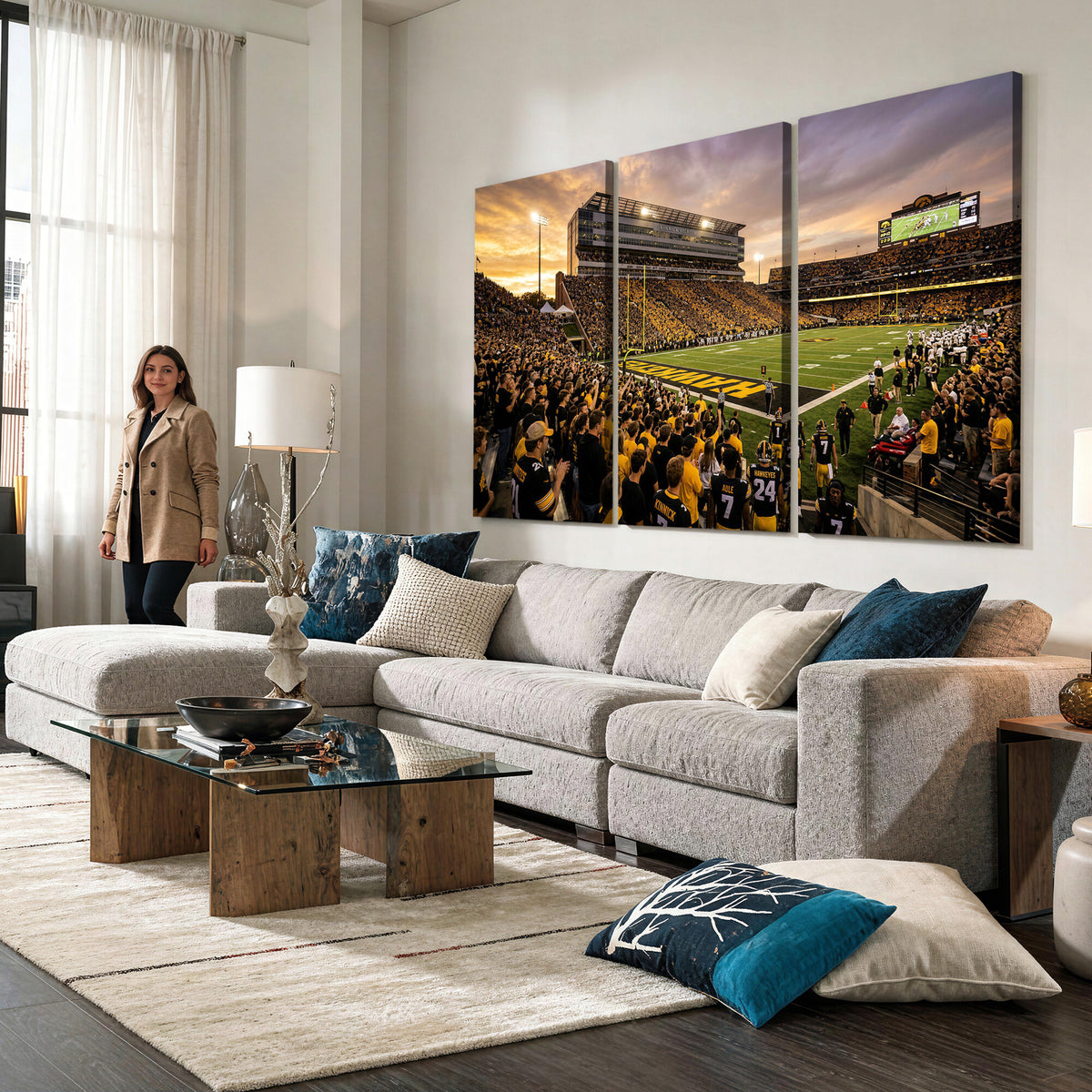 60847729-MGV-CV-36X24 - Stadium Wall Art Canvas Print