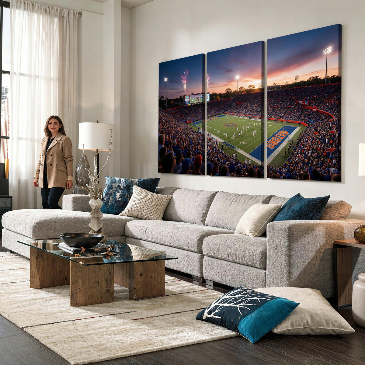 42817292-MGV-CV-36X24 - Stadium Wall Art Canvas Print