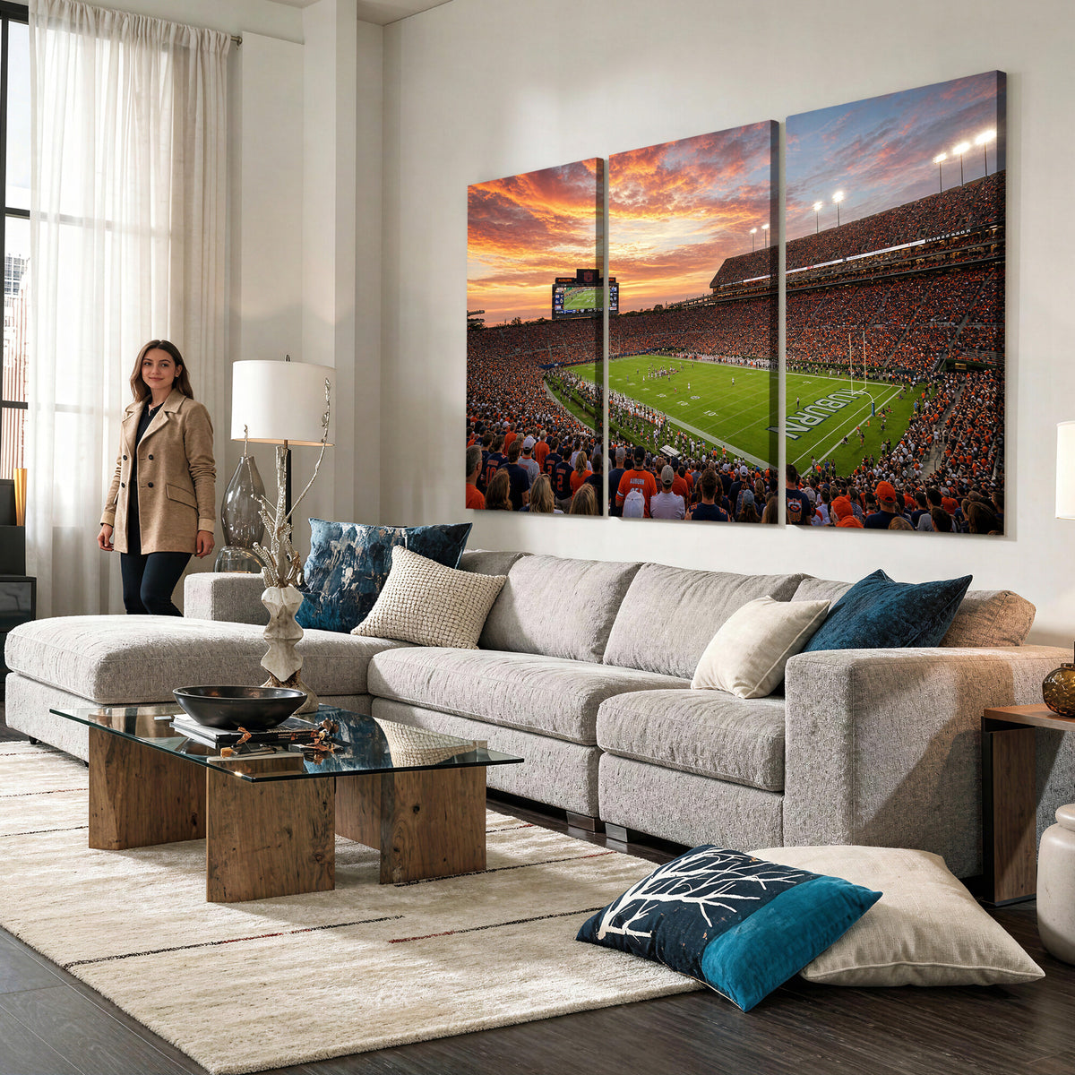28631591-MGV-CV-36X24 - Stadium Wall Art Canvas Print