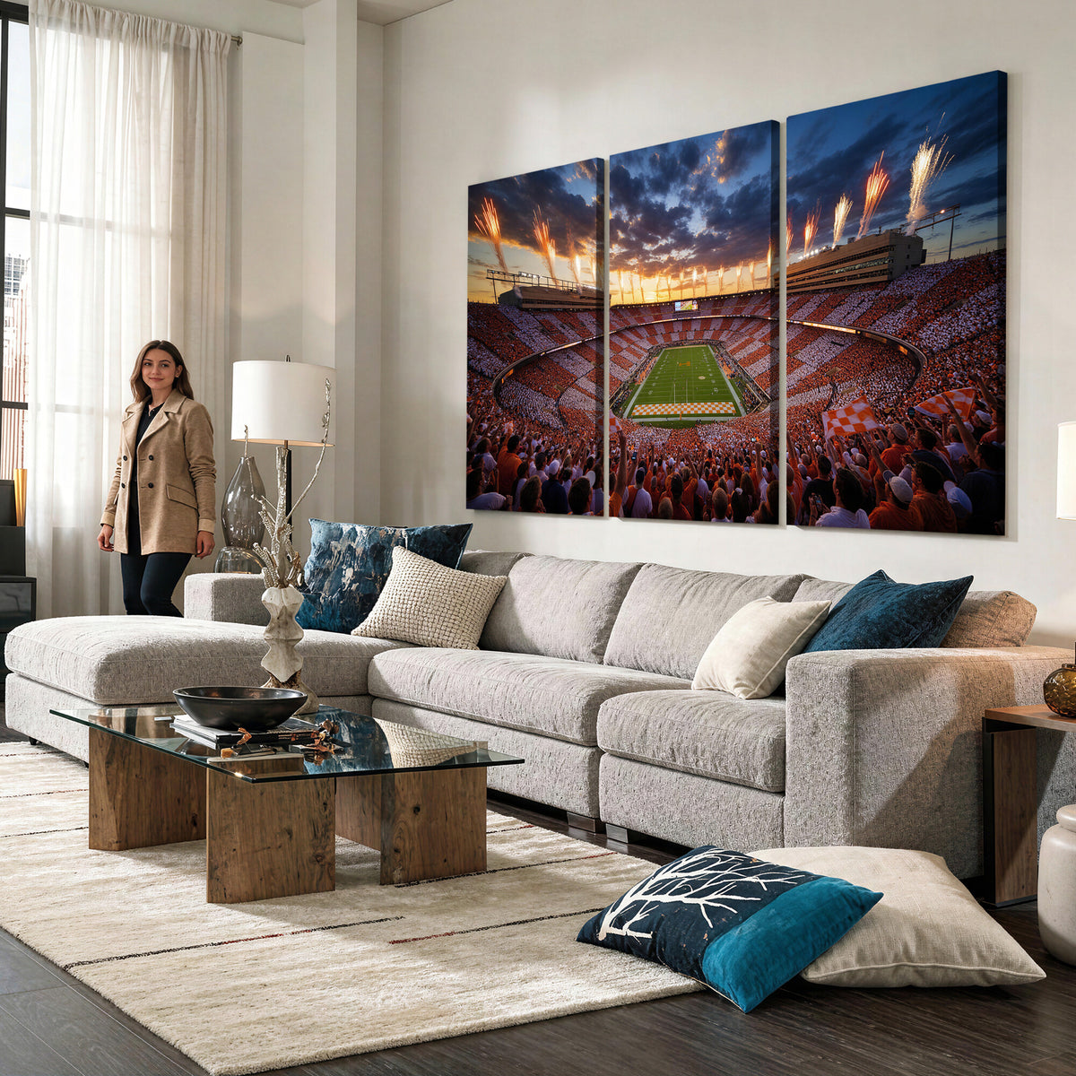 29672818-MGV-CV-36X24 - Stadium Wall Art Canvas Print