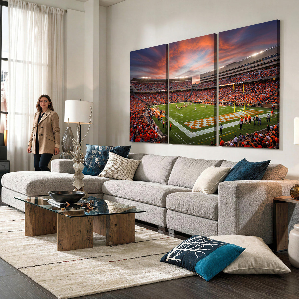 67648335-MGV-CV-36X24 - Stadium Wall Art Canvas Print