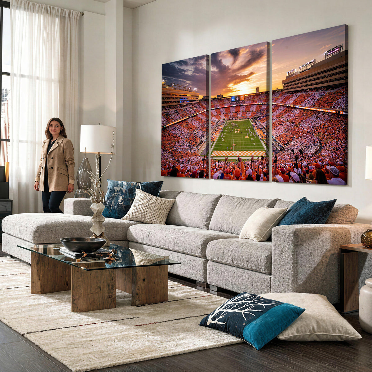 68184875-MGV-CV-36X24 - Stadium Wall Art Canvas Print