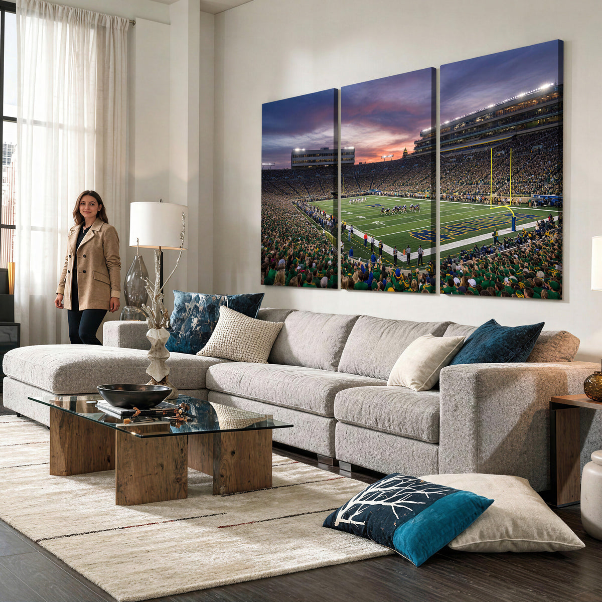 34836892-MGV-CV-36X24 - Stadium Wall Art Canvas Print