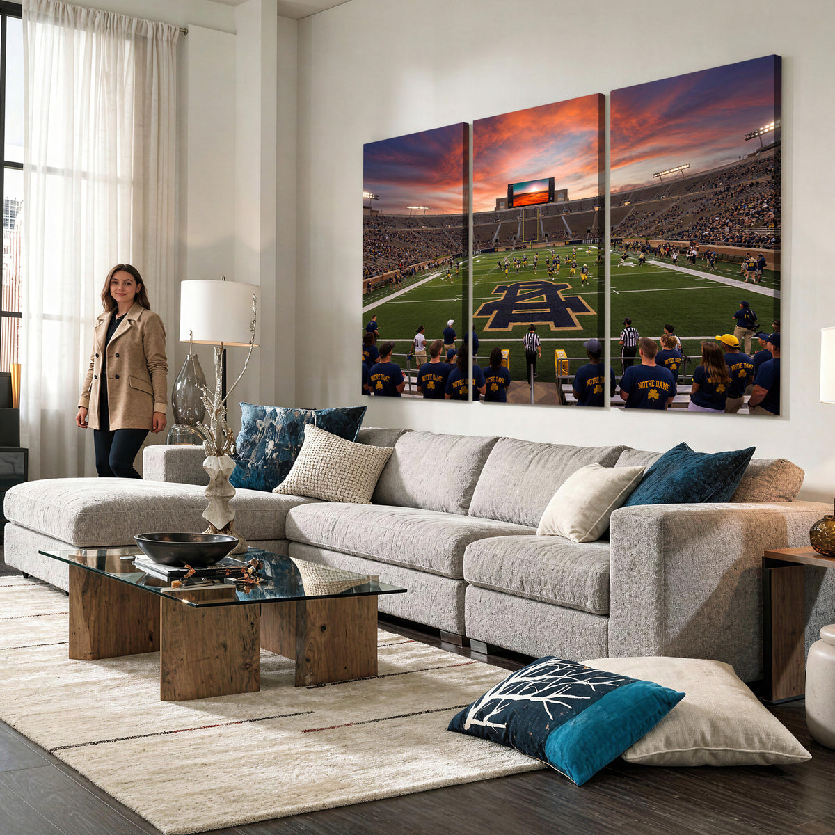 75411323-MGV-CV-36X24 - Stadium Wall Art Canvas Print