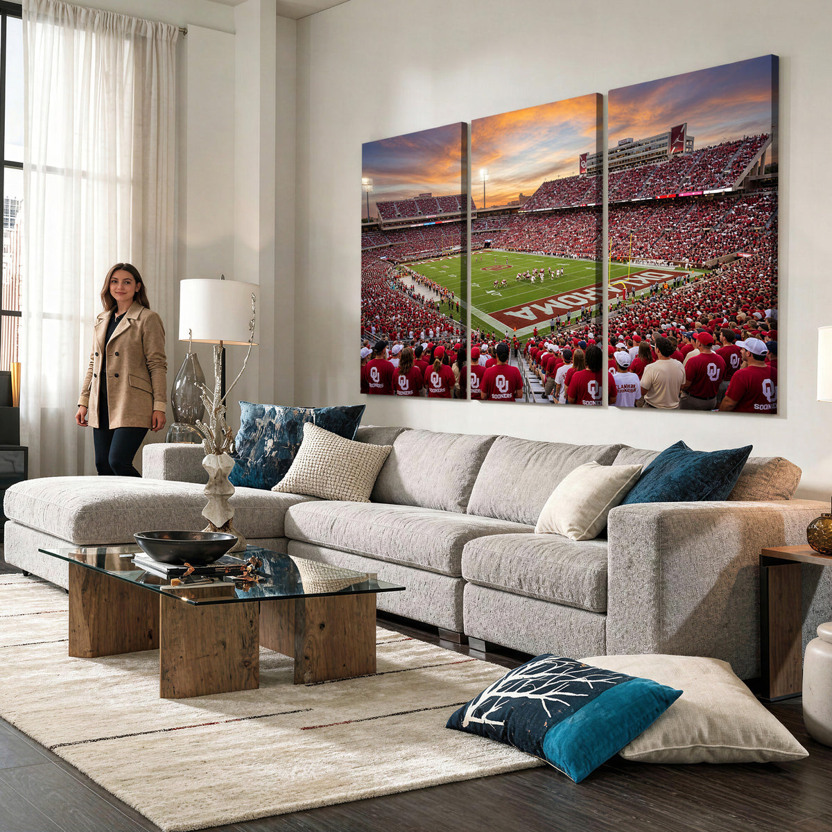92718741-MGV-CV-36X24 - Stadium Wall Art Canvas Print