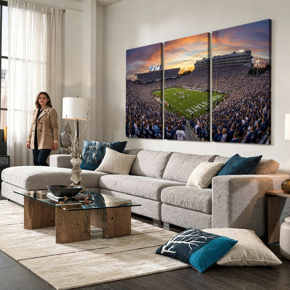 29008668-MGV-CV-36X24 - Stadium Wall Art Canvas Print