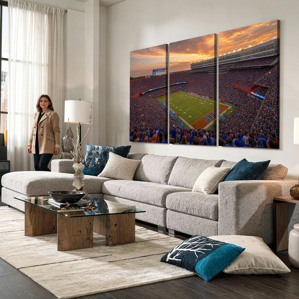 48009171-MGV-CV-36X24 - Stadium Wall Art Canvas Print