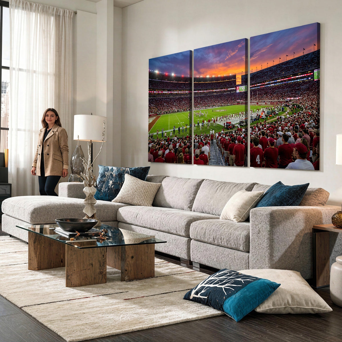 47822048-MGV-CV-36X24 - Stadium Wall Art Canvas Print