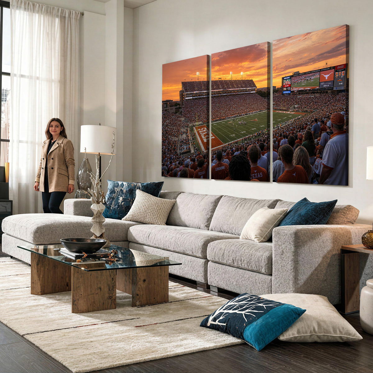 50466060-MGV-CV-36X24 - Stadium Wall Art Canvas Print