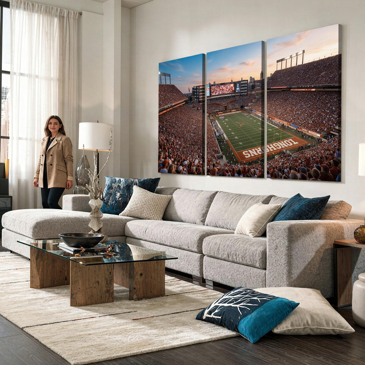 41187139-MGV-CV-36X24 - Stadium Wall Art Canvas Print