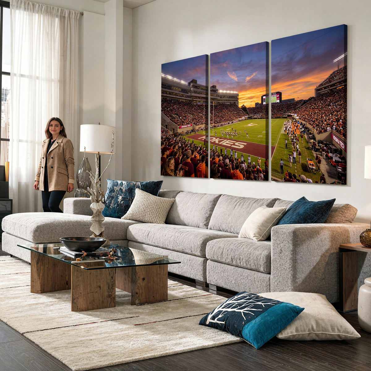 87141841-MGV-CV-36X24 - Stadium Wall Art Canvas Print