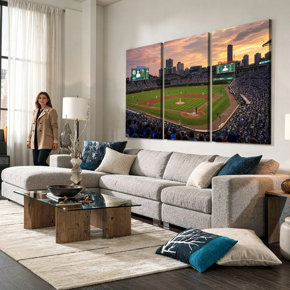 41641466-MGV-CV-36X24 - Stadium Wall Art Canvas Print