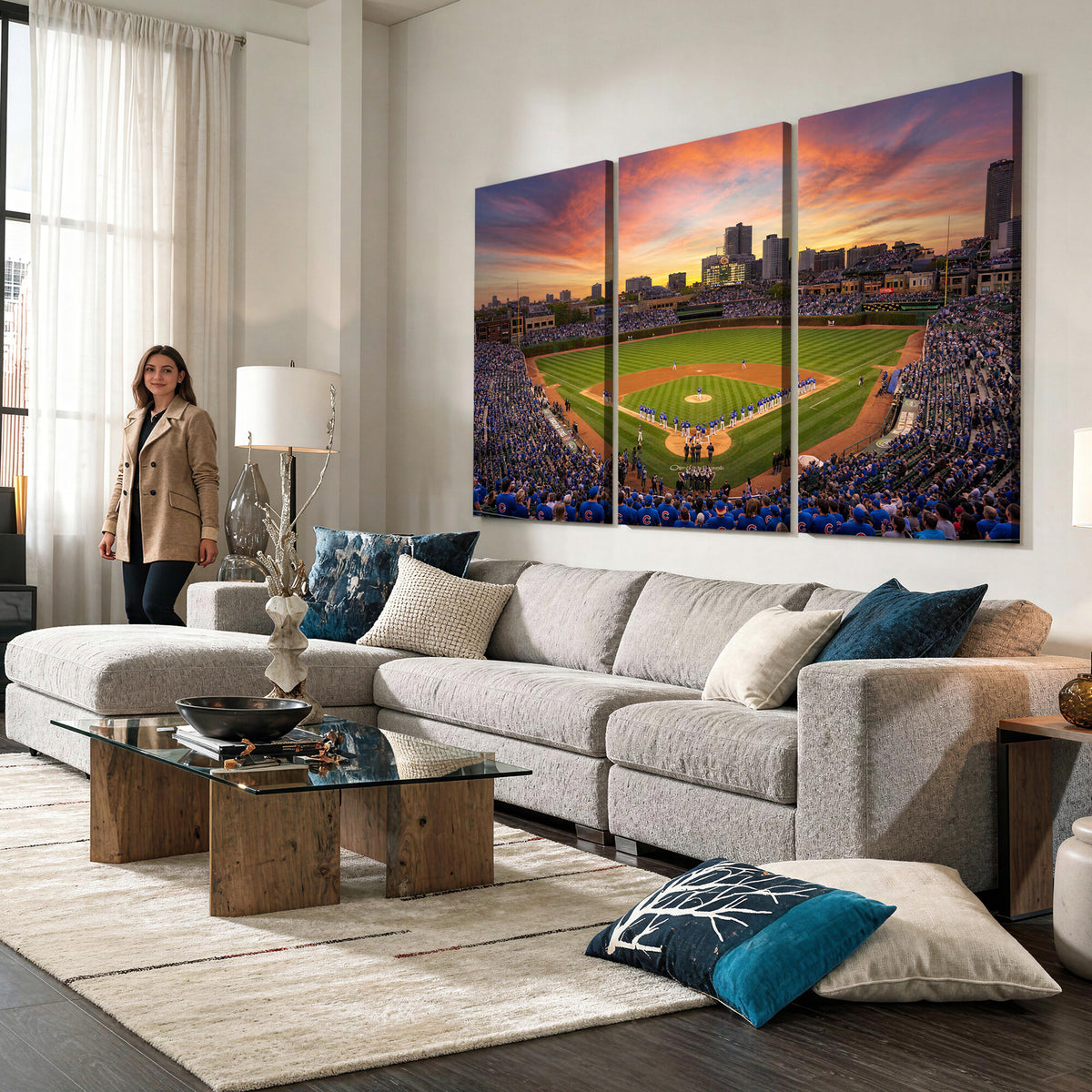 42812246-MGV-CV-36X24 - Stadium Wall Art Canvas Print