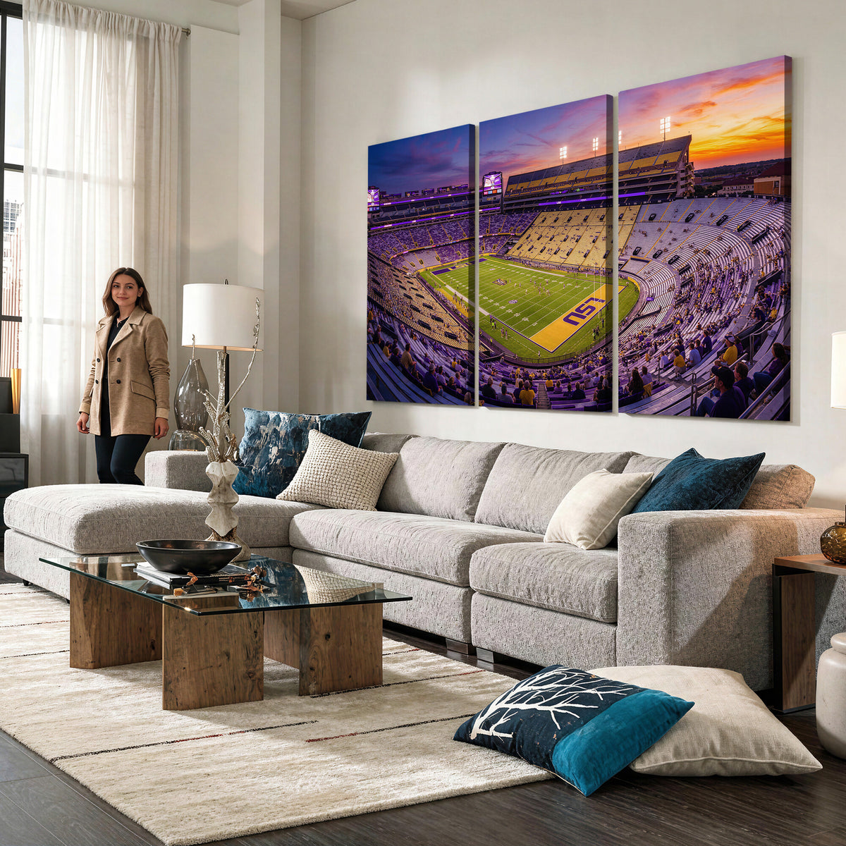 21378512-MGV-CV-36X24 - Stadium Wall Art Canvas Print