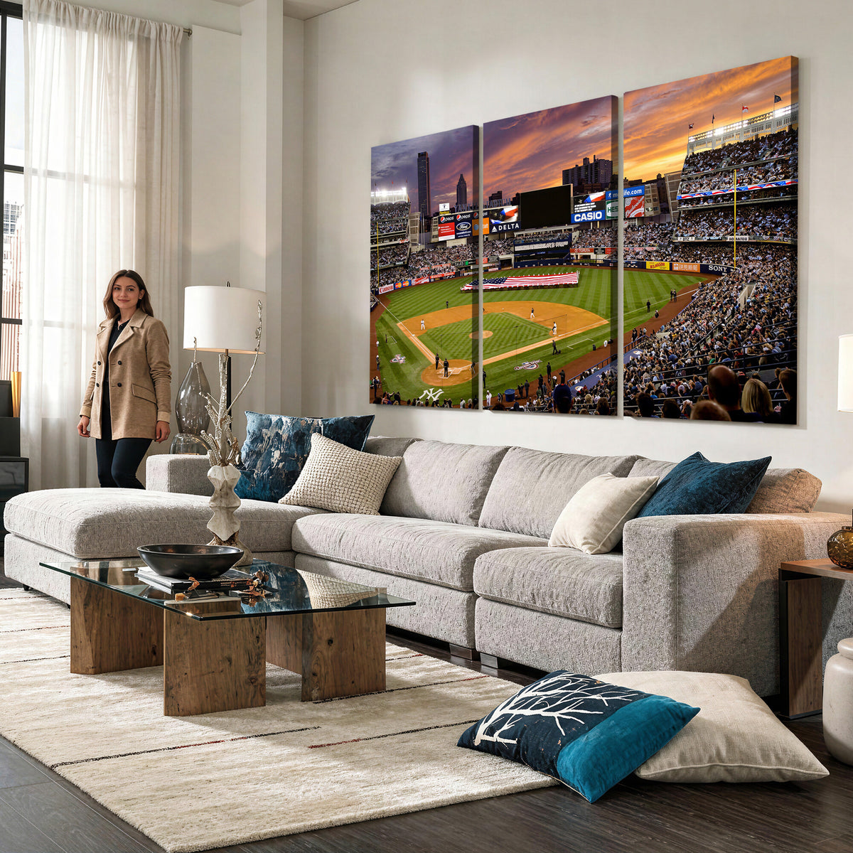39000124-MGV-CV-36X24 - Stadium Wall Art Canvas Print