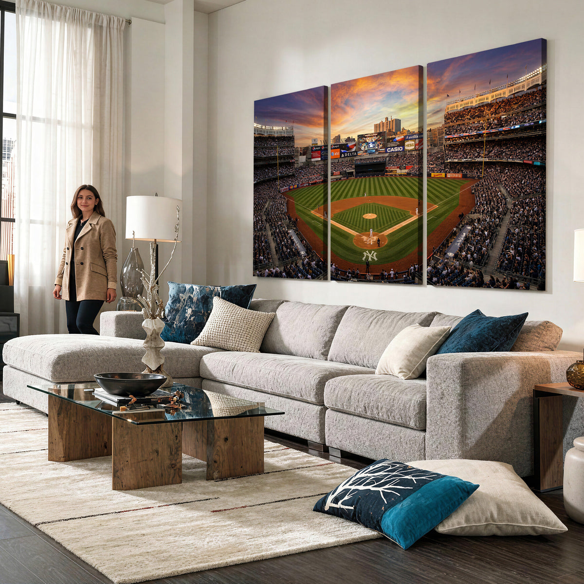 71157927-MGV-CV-36X24 - Stadium Wall Art Canvas Print