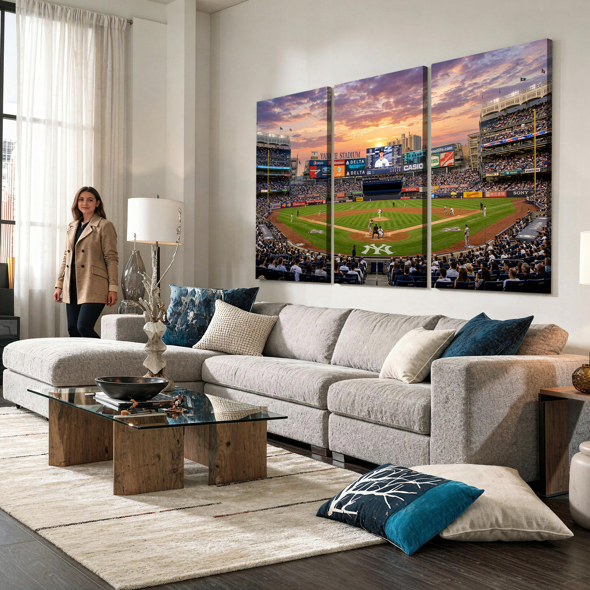 26297292-MGV-CV-36X24 - Stadium Wall Art Canvas Print