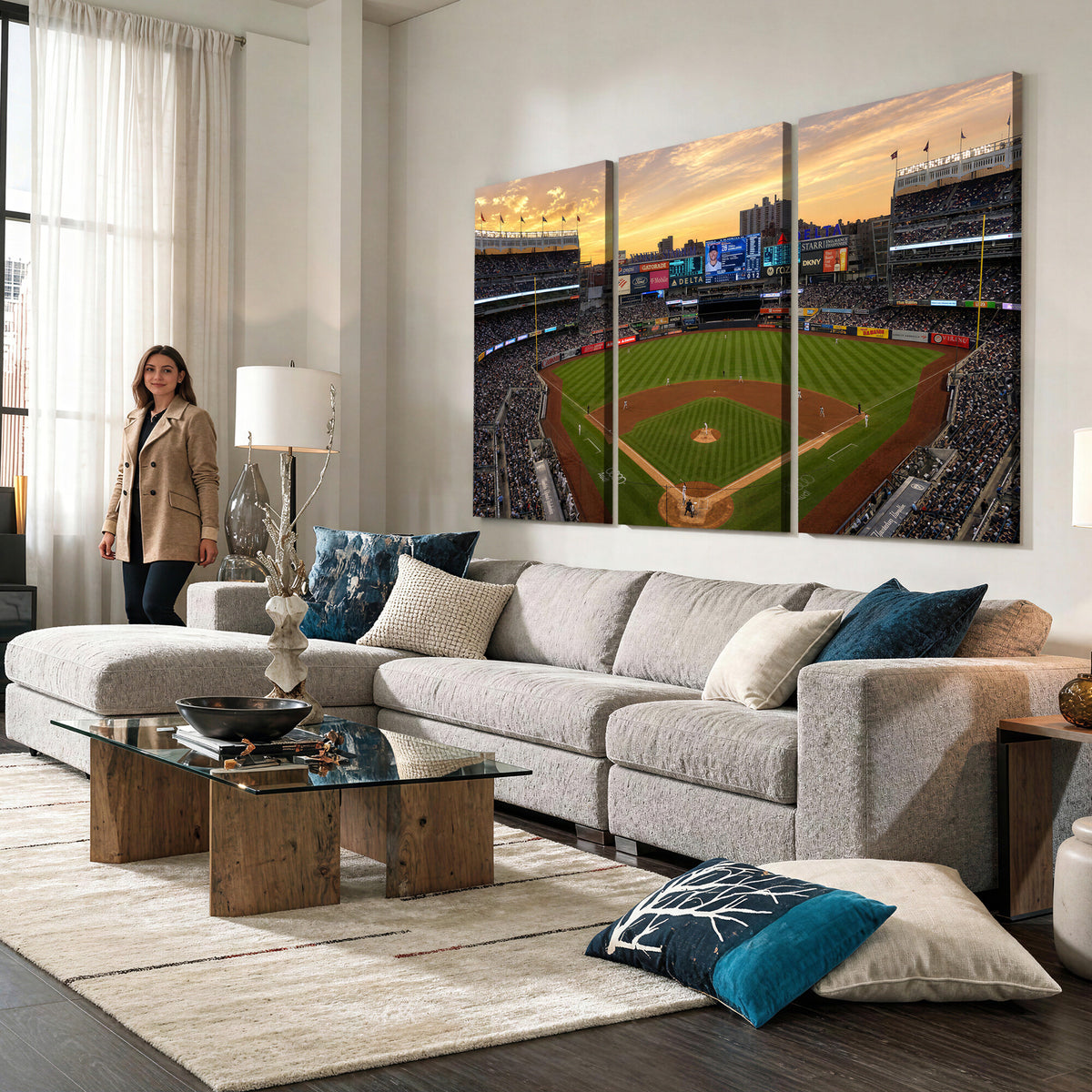 17396699-MGV-CV-36X24 - Stadium Wall Art Canvas Print