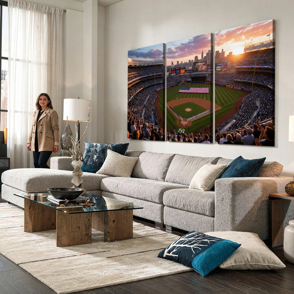 43632742-MGV-CV-36X24 - Stadium Wall Art Canvas Print