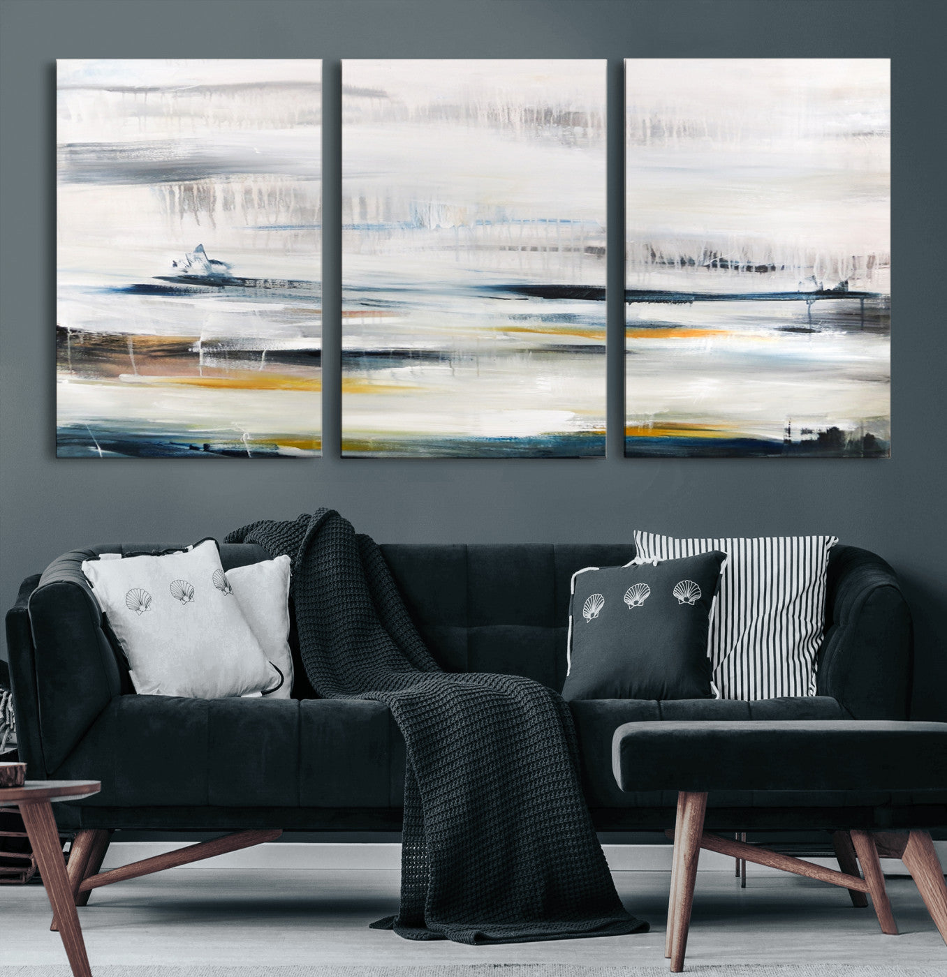 74932-MGV-CV-60X30-3P-Soft Color Abstract Canvas Print