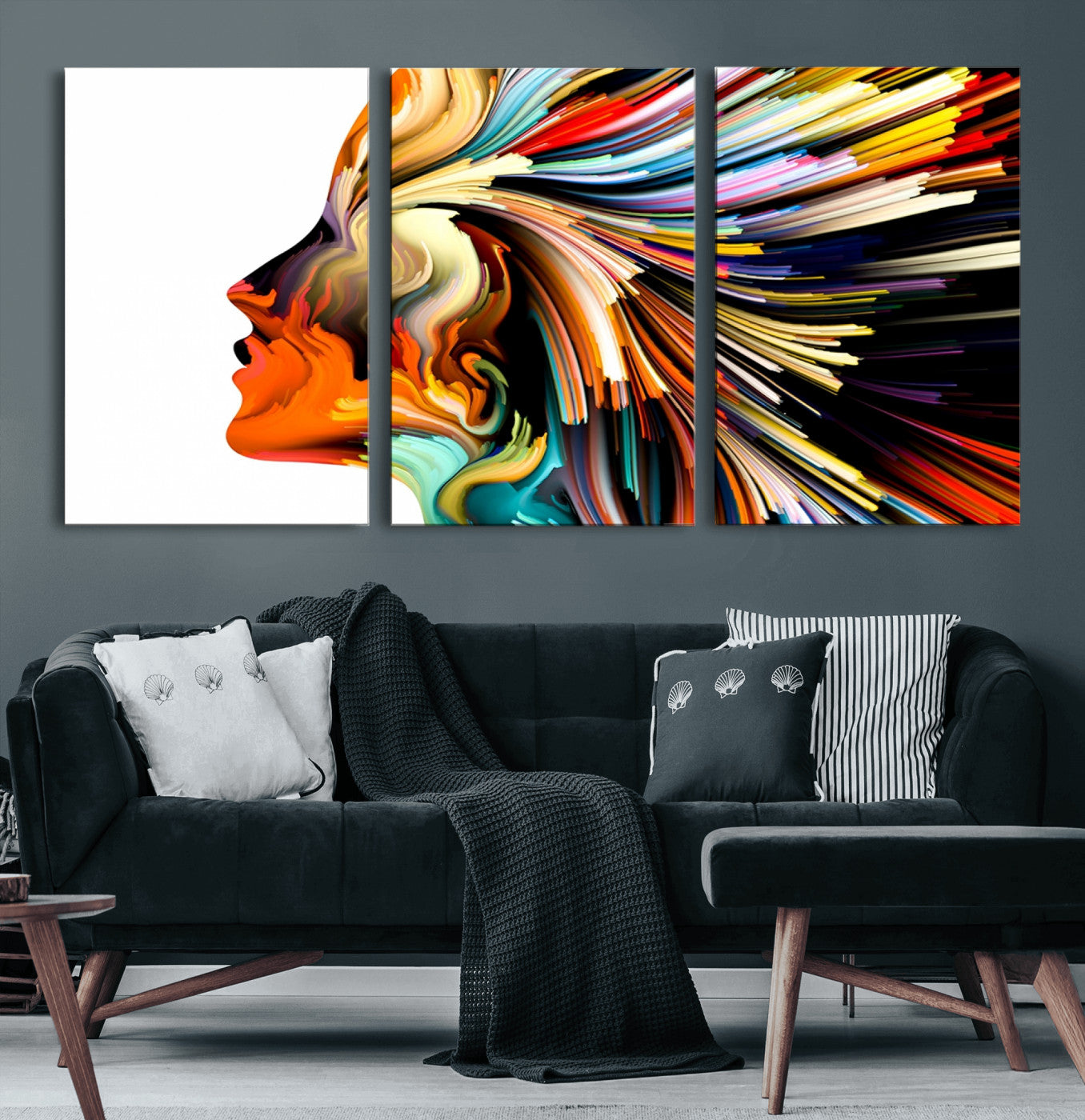 76813-MGV-CV-60X30-3P-Profile Colors Canvas Print