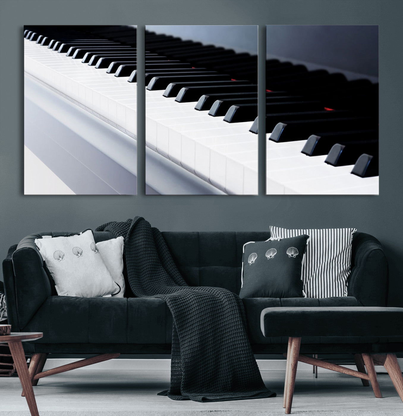 73351-MGV-CV-60X30-3P-Piano Artwork Canvas Wall Art Print