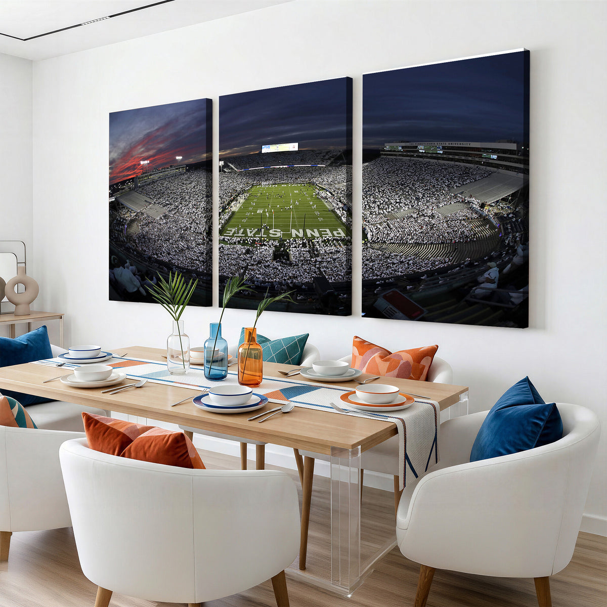 59877-MGV-CV-36X24 - Penn State University Nittany Lions Football Team Print