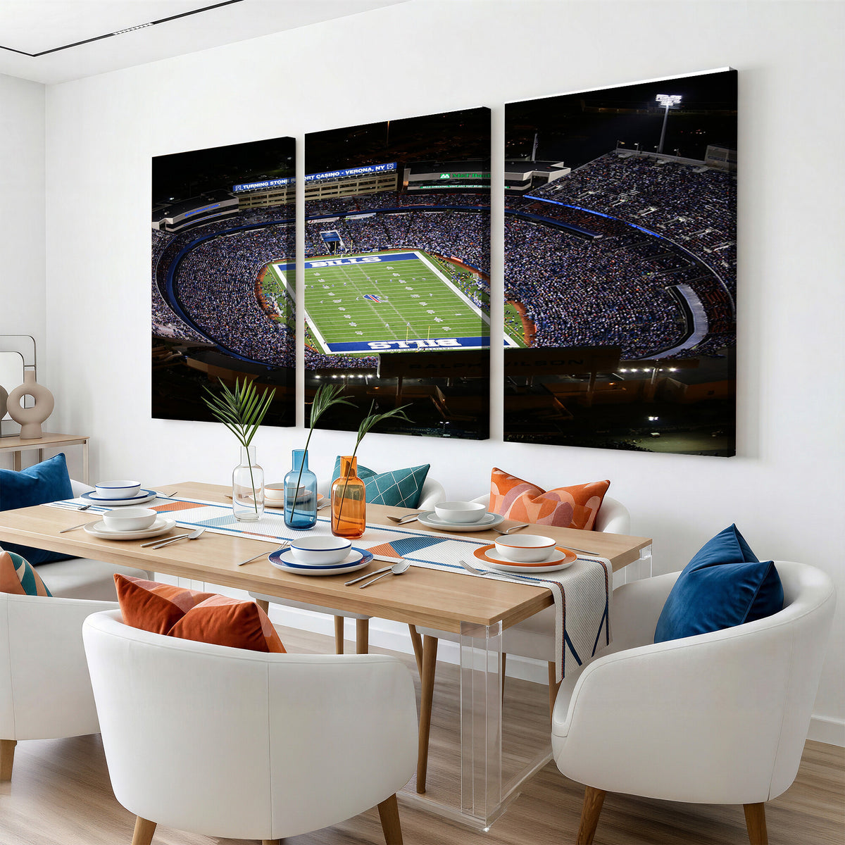 19030-MGV-CV-36X24 - Buffalo Bills NFL Football Team Print, Highmark Stadium