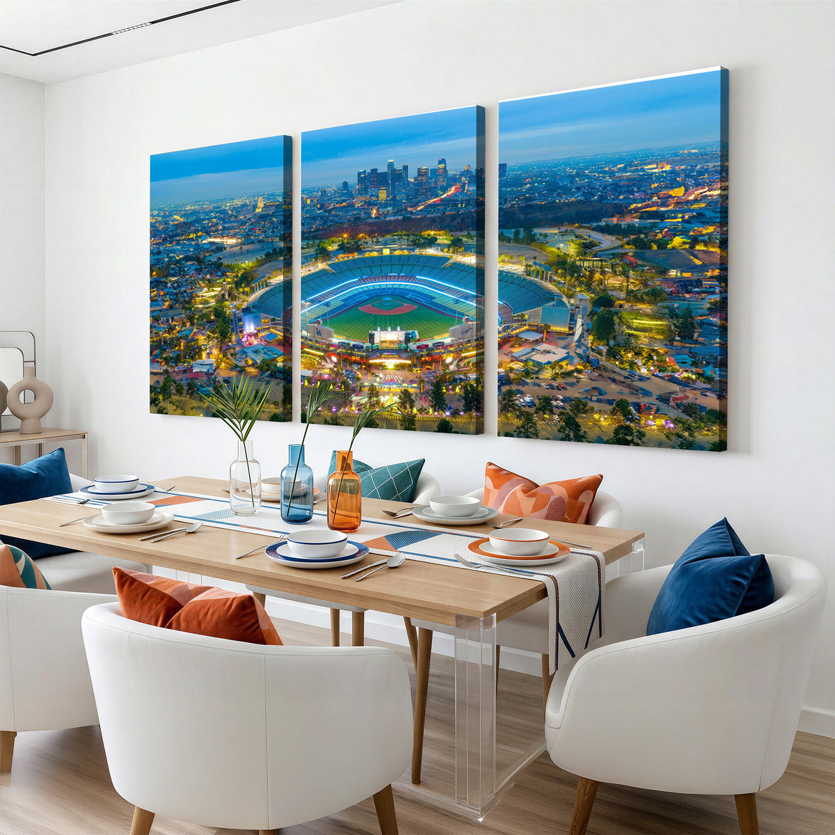 78144-MGV-CV-36X24 - Los Angeles Dodgers Wall Art Canvas, Dodger Stadium Wall Art