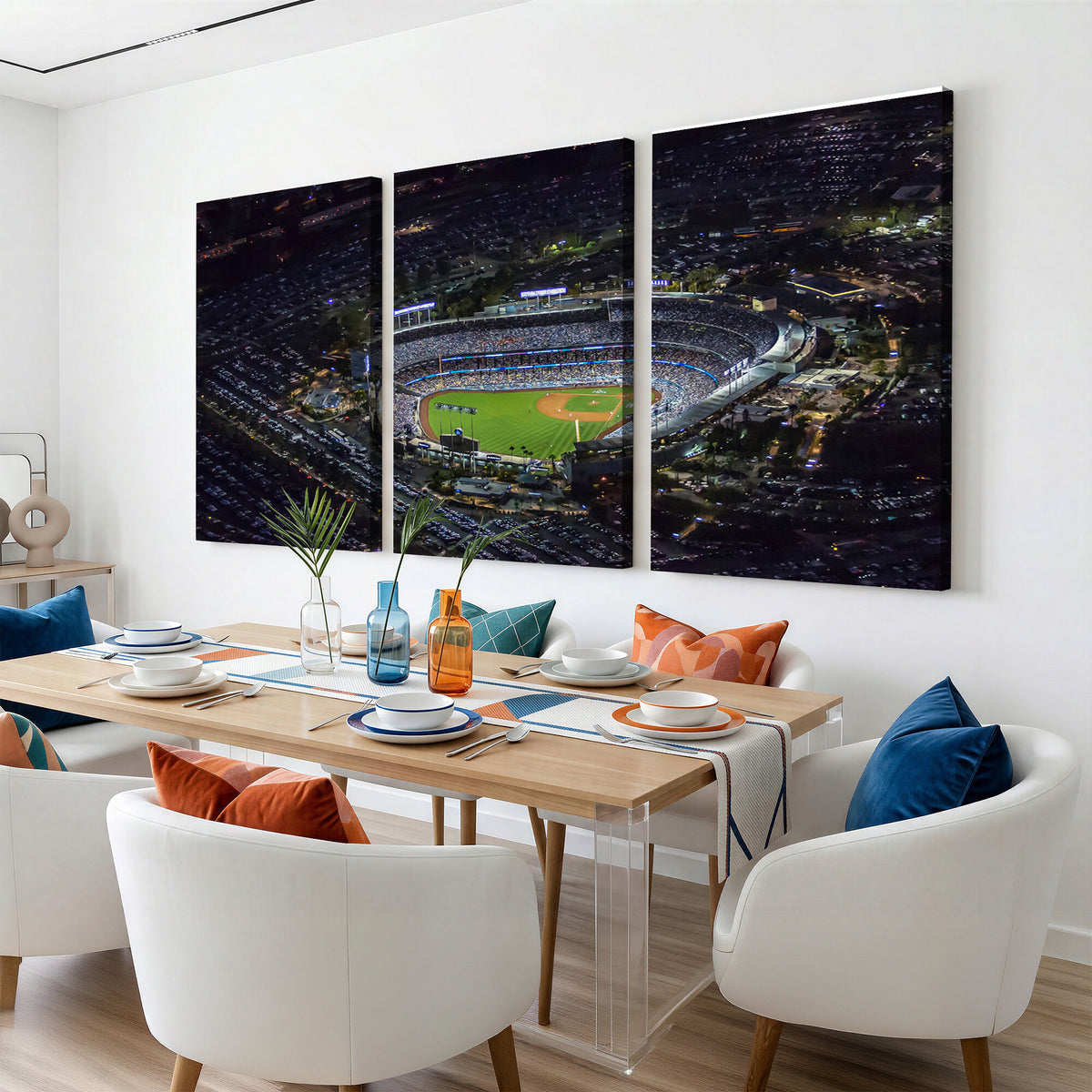 20932-MGV-CV-36X24 - Los Angeles Dodgers Dodger Stadium Wall Art Canvas Print