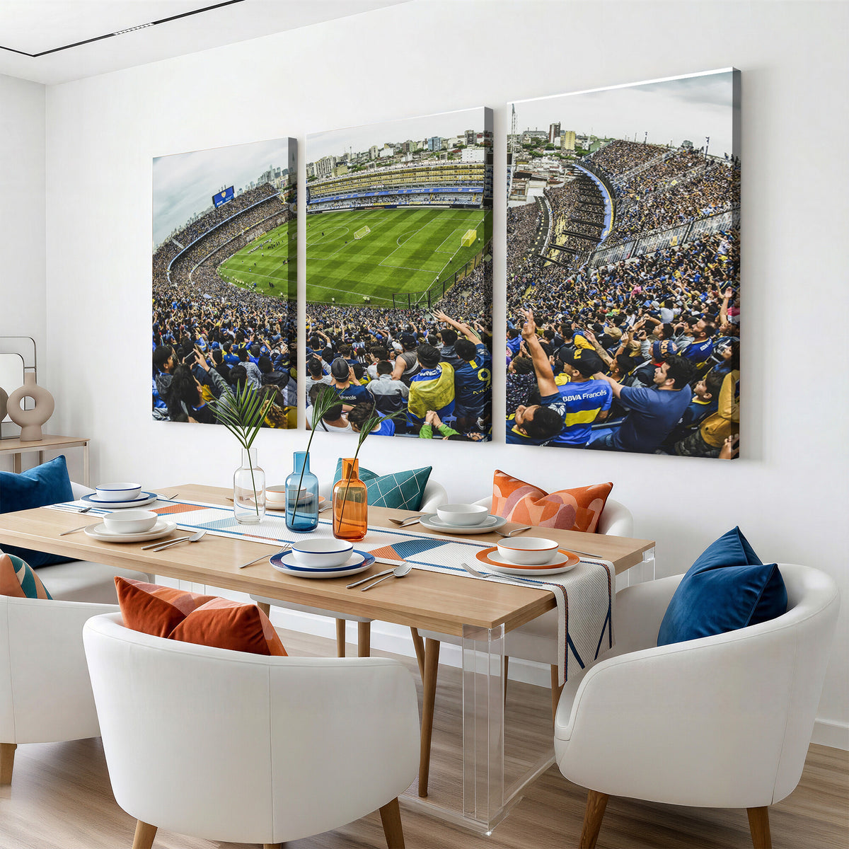 63839-MGV-CV-36X24 - Boca Juniors Soccer Team Print Wall Art, Buenos Aires Bombonera Stadium