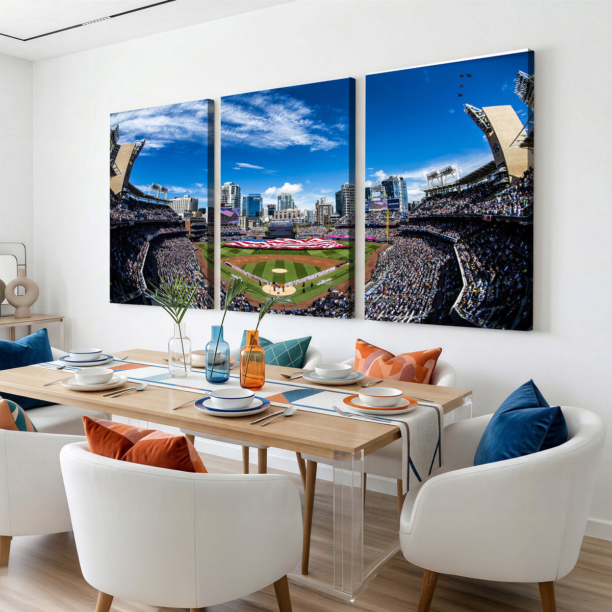 52297-MGV-CV-36X24 - San Diego Padres Baseball Team Print, Petco Park Stadium