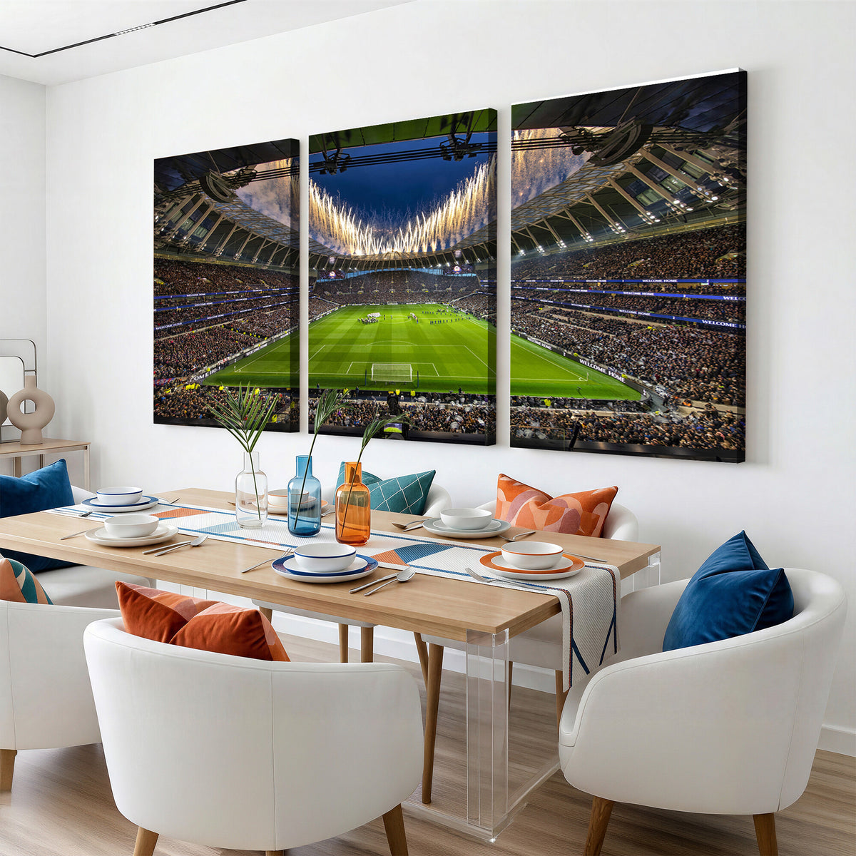 40157-MGV-CV-36X24 - Tottenham Hotspur Football Team Print, London Tottenham Hotspur Stadium Wall Art
