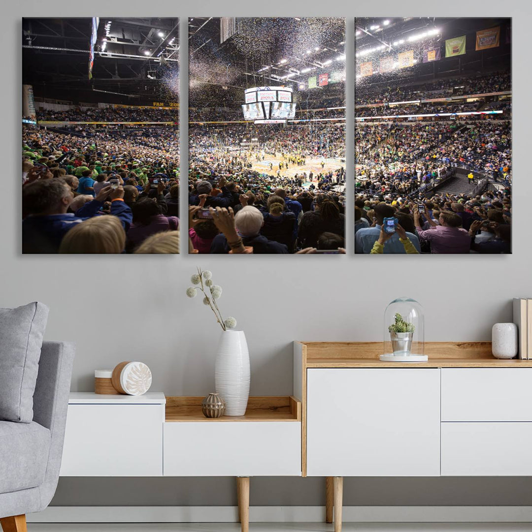 Bridgestone Arena Wall Art | Nashville Predators Hockey Team Print | Canvas Print | Ready to Hang | Nashville Wall Decor