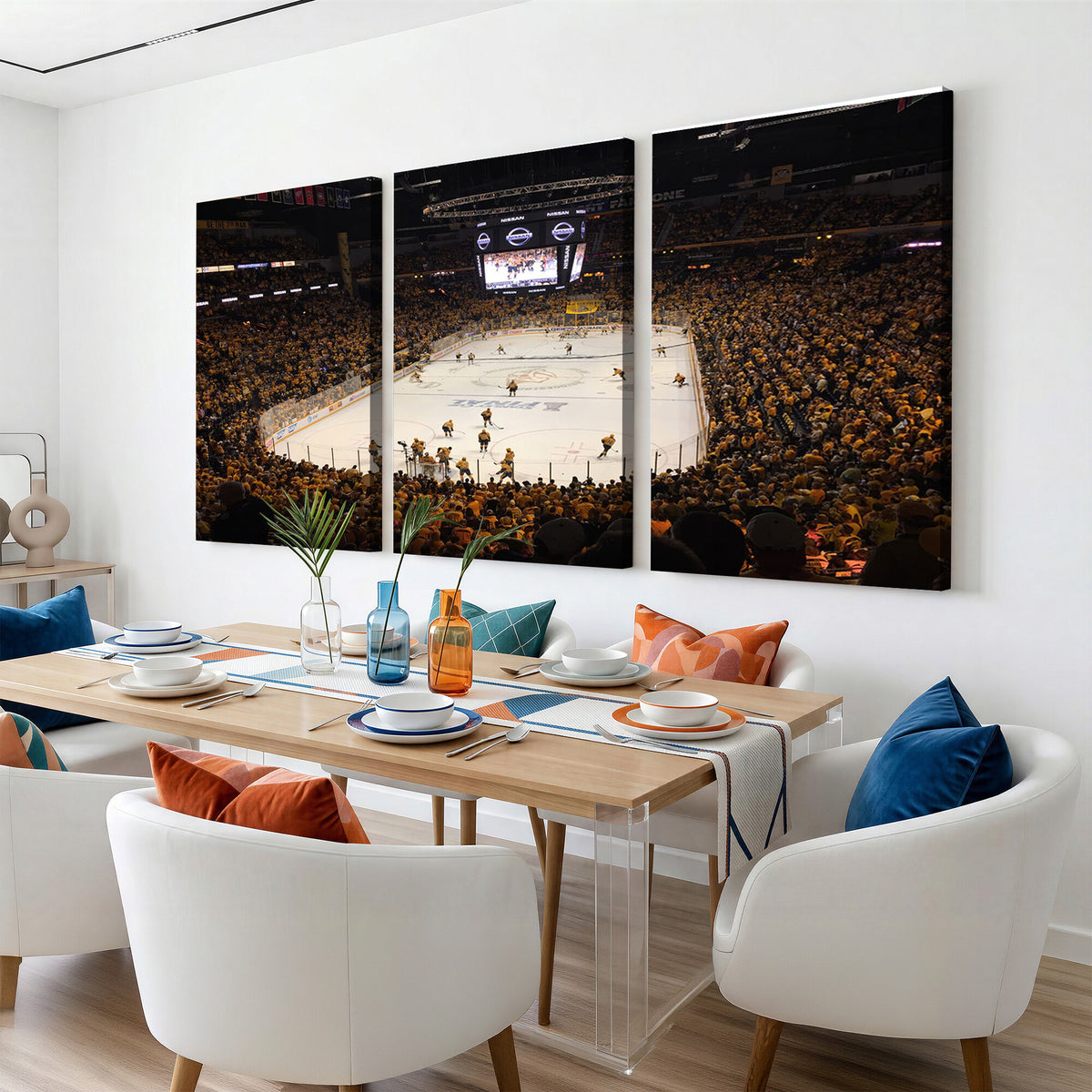 99407-MGV-CV-36X24 - Bridgestone Arena - Nashville Predators Hockey Team Print - Nashville Wall Art Canvas Print