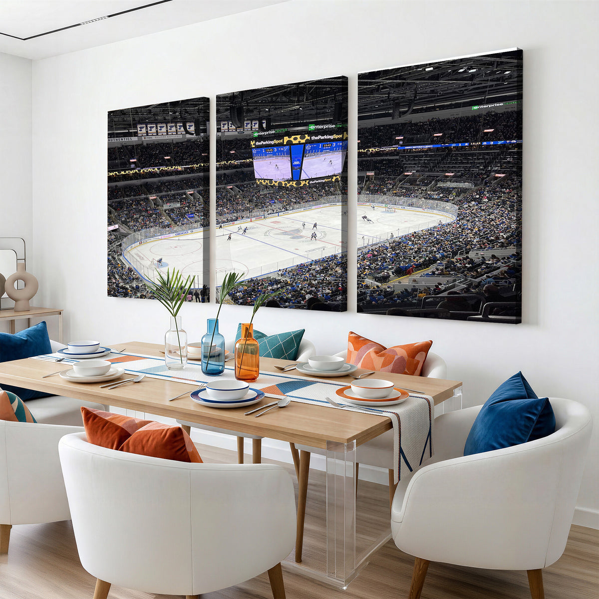 75222-MGV-CV-36X24 - Enterprise Center Missouri St. Louis Blues Hockey Stadium